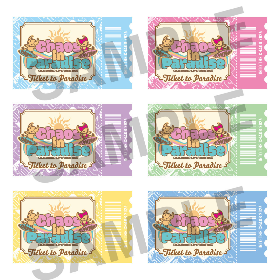 Chaos in Paradise」グッズ販売のご案内 | GRANRODEO Official Website